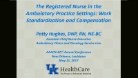 Special In Brief Sessions The Registered Nurse In The Ambulatory