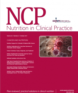 Nutrition In Clinical Practice Ncp American Society For Parenteral