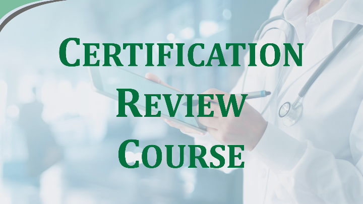 Certification Review Course 2023 American Academy of Ambulatory Care