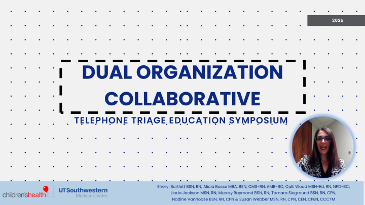 Dual Organization Collaborative Telephone Triage Education Symposium ...