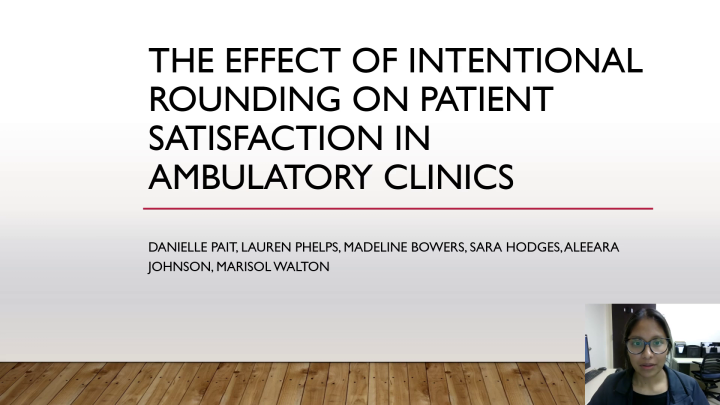 The Effect of Intentional Rounding on Patent Satisfaction in Ambulatory ...