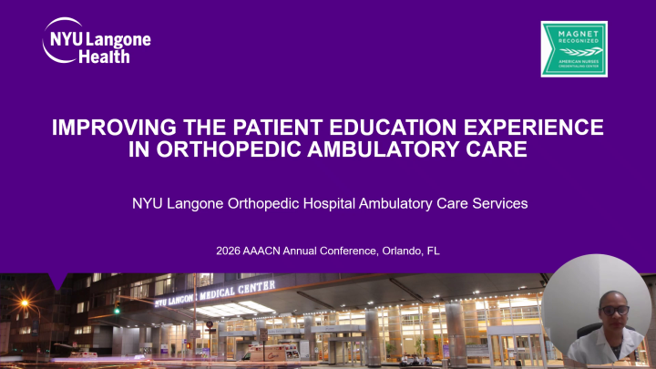 Improving Patient Educational Experience in Ambulatory Care - American ...