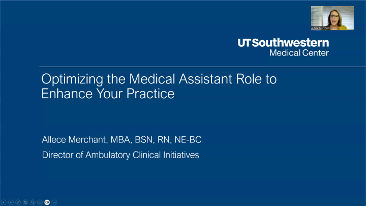 Optimizing the Medical Assistant Role to Enhance Your Practice ...