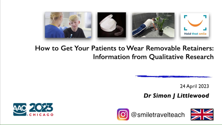 How to Get Patients to Wear Removable Retainers: Information from ...