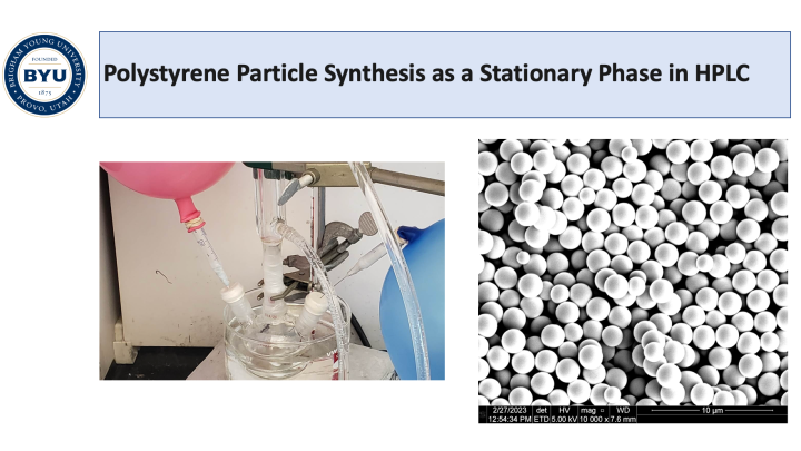 Polystyrene particle synthesis as a stationary phase in HPLC ...