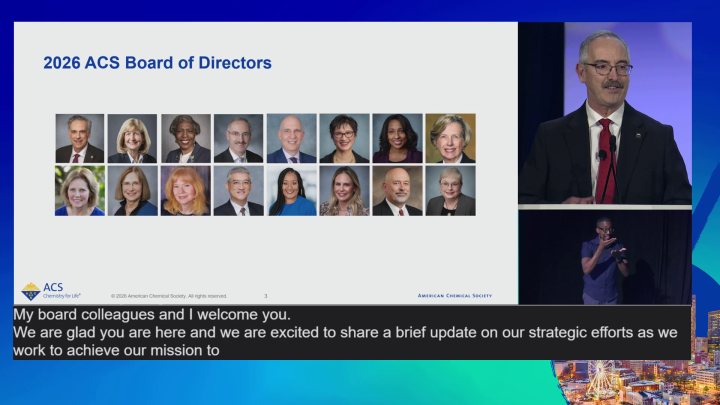 ACS Board Open Session and Priestley Medalist Address: - ACS Spring ...