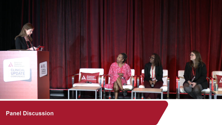 Panel Discussion - American Diabetes Association
