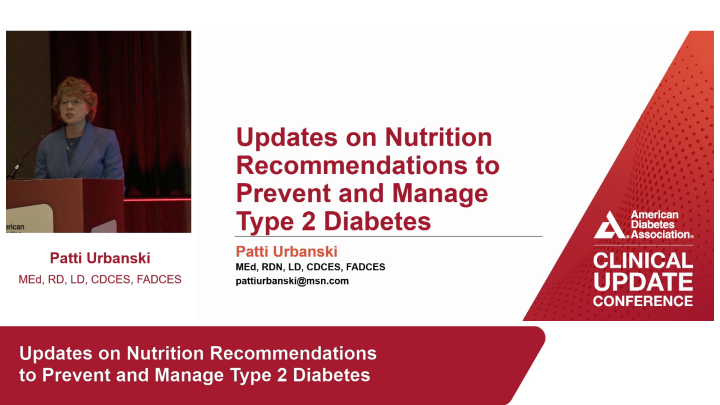 Updates on Nutrition Recommendations to Prevent and Manage Type 2 ...