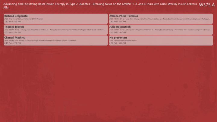 Advancing and Facilitating Basal Insulin Therapy in Type 2 Diabetes ...