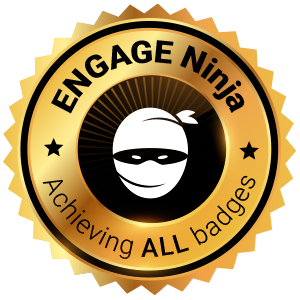 Badge icon for ENGAGE Ninja