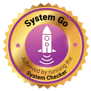 Badge icon for System Go