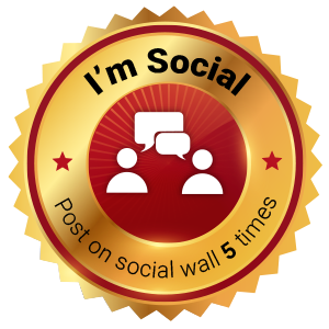 Badge icon for I'm Social