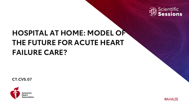Hospital at Home: Model of the Future for Acute Heart Failure Care ...