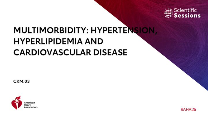 Multimorbidity: Hypertension, Hyperlipidemia and Cardiovascular Disease ...