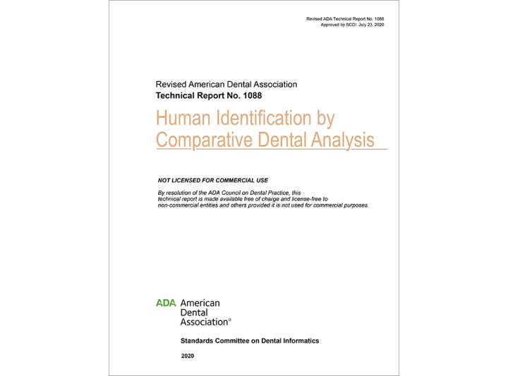 ADA Technical Report No. 1088 Human Identification By Comparative ...