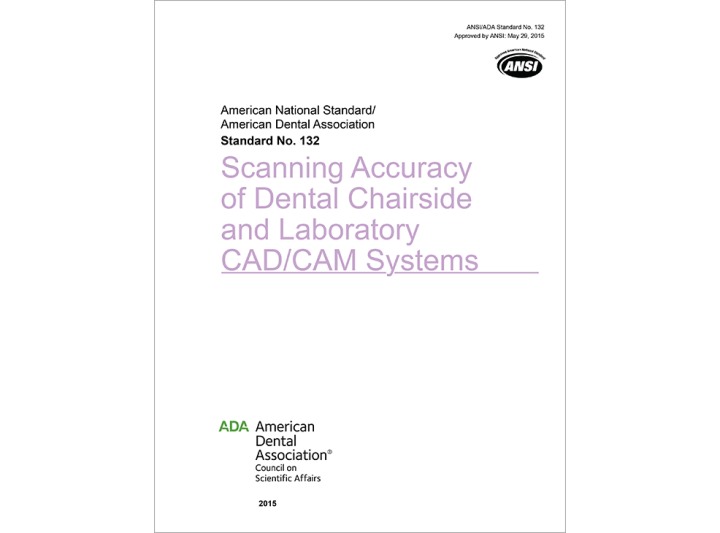 ANSI/ADA Standard No. 132 Scanning Accuracy of Dental Chair