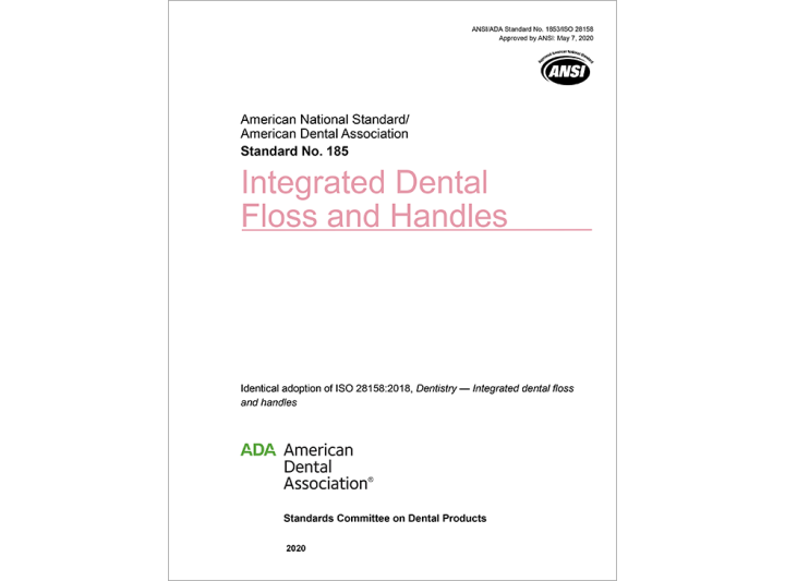 ANSI/ADA Standard No. 185 Integrated Dental Floss and Handles EBOOK