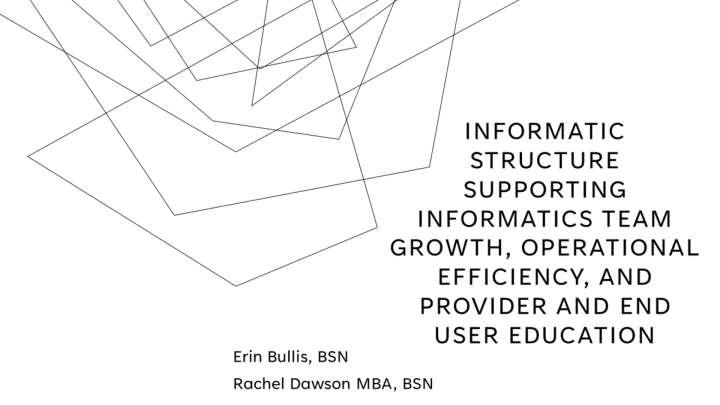 Informatics Structure Supporting Informatics Team Growth, Operational ...