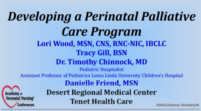 Panel Discussion: Palliative Care in the Perinatal Setting - Academy of ...