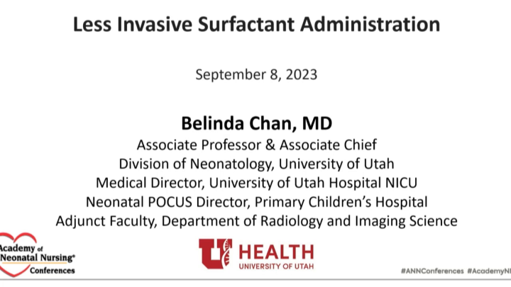 Less Invasive Surfactant Administration (LISA) - Academy of Neonatal ...