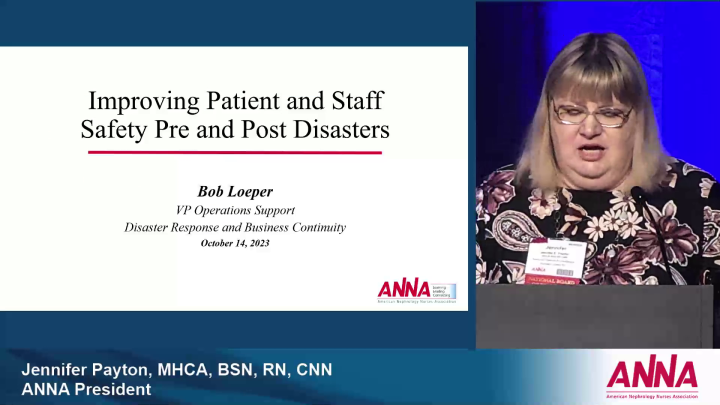 Disaster Preparedness and Response for Dialysis Centers 2.0 - American ...