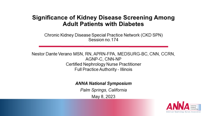 Chronic Kidney Disease SPN - Significance of Kidney Disease Screening ...