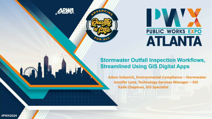 Stormwater Outfall Inspection Workflows, Streamlined Using GIS Apps ...
