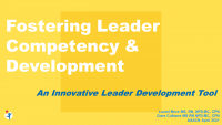 Fostering Leader Competency and Development Using an Innovative Leader ...