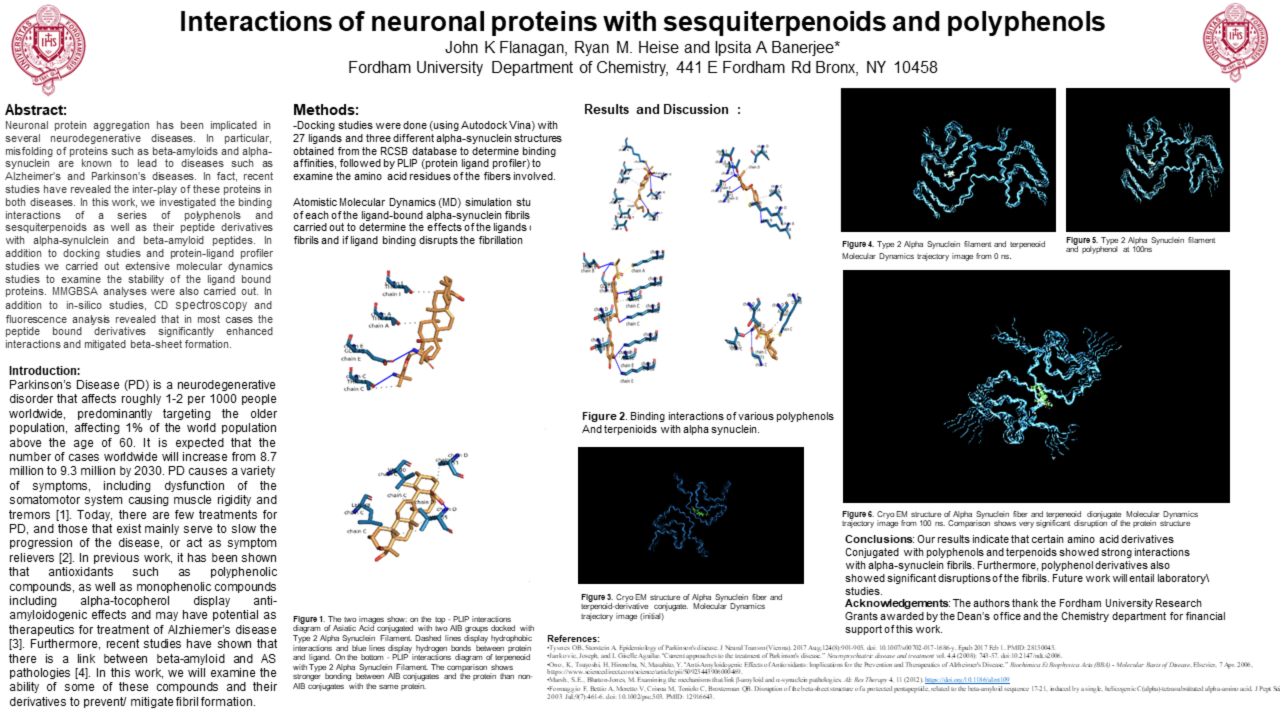 Interactions of neuronal proteins with sesquiterpenoids and polyphenols ...