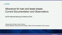 Allowance for Loan &amp; Lease Losses (ALLL): Current Documentation 