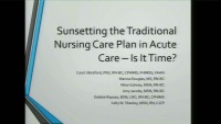 Sunsetting the Traditional Nursing Care Plan in Acute Care - Is It Time ...