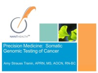Precision Medicine: Somatic Genomic Testing of Human Cancers - American ...