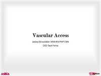 Vascular Access - American Nephrology Nurses Association