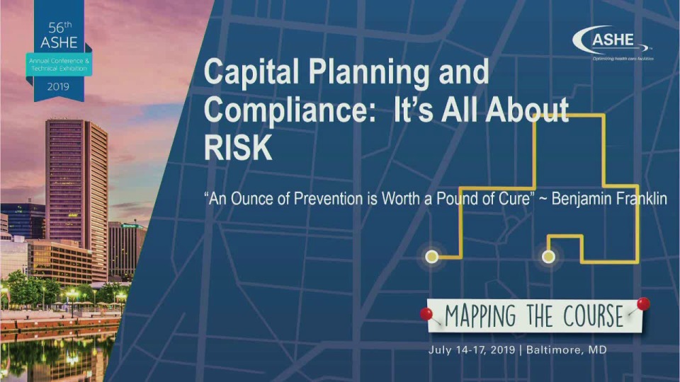 Capital Planning and Compliance: It's All About RISK - American Society ...