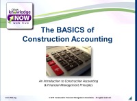 The Basics Of Construction Accounting - Day 1 - Construction Financial ...