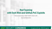 Red Teaming with Dark Web and GitHub PoC Exploits - ISC2