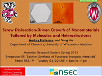 Screw Dislocation-Driven Growth of Nanomaterials Tailored by Molecules ...
