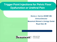 Trigger Point Injections for Pelvic Floor Dysfunction or Urethral Pain ...