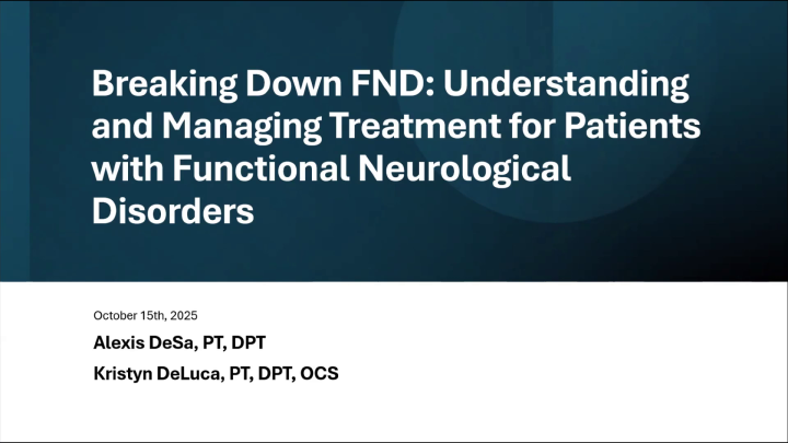 Breaking Down FND: Understanding and Managing Treatment for Patients ...