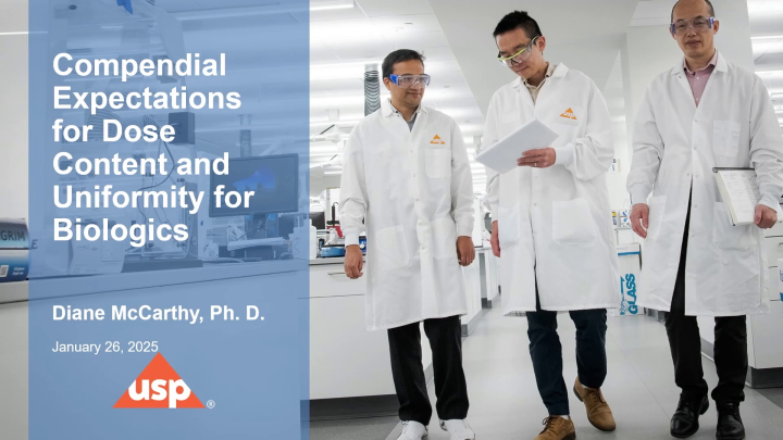 Compendial Expectations for Dose Content and Uniformity for Biologics ...