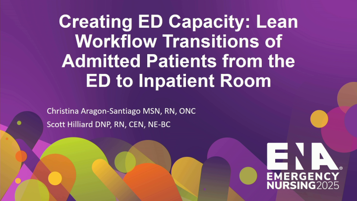 Creating ED Capacity: Lean Workflow Transitions of Admitted Patients ...