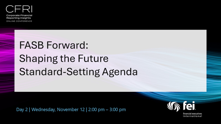FASB Forward: Shaping the Future Standard-Setting Agenda - Financial ...