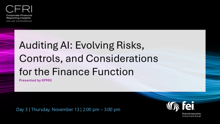 Auditing AI: Evolving Risks, Controls, and Considerations for the ...