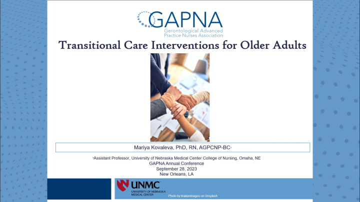 Transitional Care Interventions For Older Adults Gerontological Advanced Practice Nurses