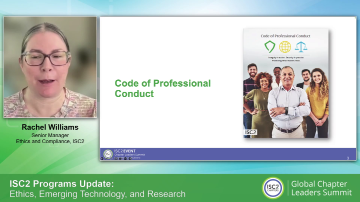 ISC2 Programs Update: Ethics, Emerging Technology, and Research - ISC2
