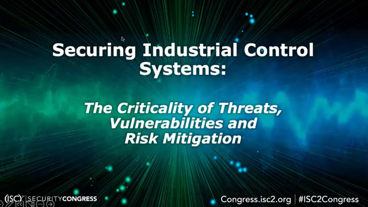 Securing Industrial Control System Criticality of ICS, Threats ...