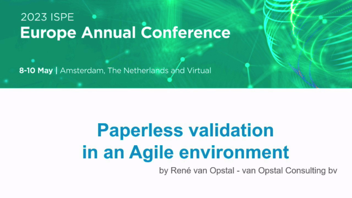 Paperless Validation In An Agile Environment - International Society ...