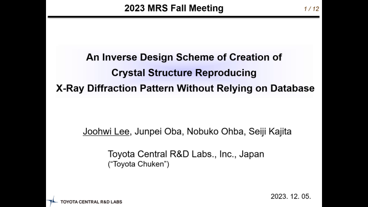 DS02/DS03/DS05.01: An Inverse Design Scheme of Creation of Crystal ...