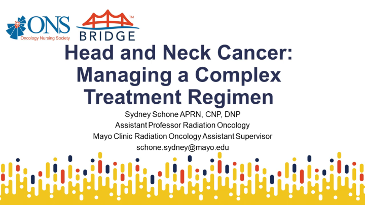 Head and Neck Cancer: Managing a Complex Treatment Regimen - Oncology ...