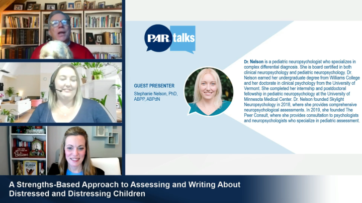 Psychological Assessment Rounds Presented by PAR, December Session: A ...